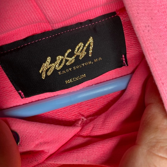 Bossi Hoodie Pink Size Medium - Picture 3 of 5